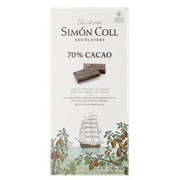 [CJ-0432] Chocolate 70% Cacao Simón Coll 85Gr