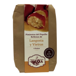 [CJ-0369] Pimiento del Piquillo Rellenos de Bogabante y Vieiras Rosara 250Gr