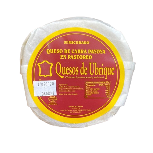 Semicurado Queso De Cabra Payoya En Pastoreo Aprox. 1.7 kg.